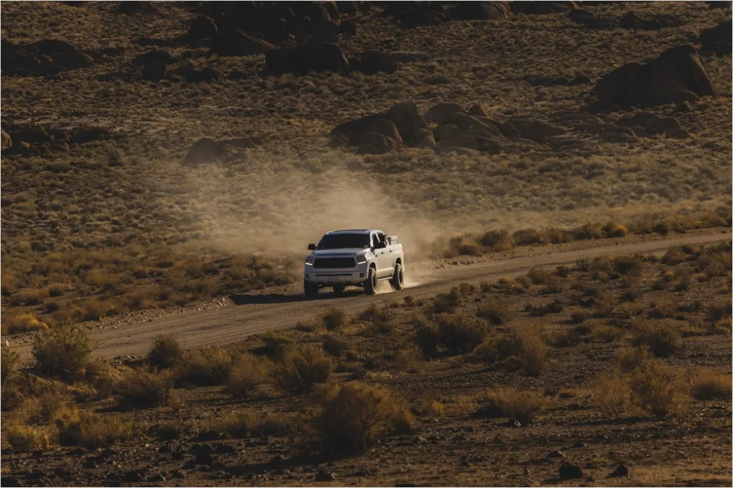 Detail Pickup Truck Off Road Desert Dunes Driving Number 5
