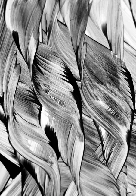 Detail Pinselstriche Abstrakt Monochrom Grau Hintergrund Number 13