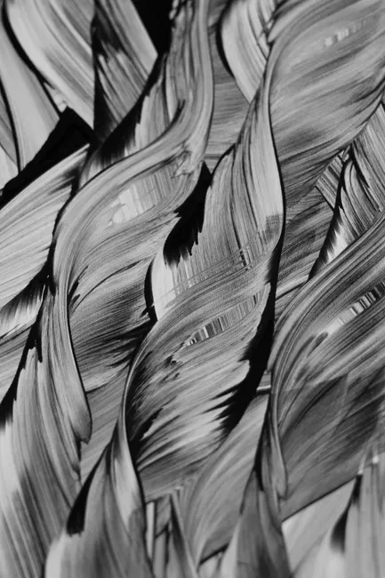 Detail Pinselstriche Abstrakt Monochrom Grau Hintergrund Number 16