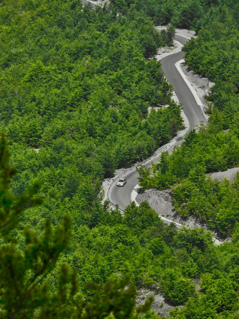 Detail Porsche 911 Classic On Winding Road Landscape Number 16