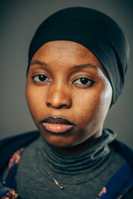 Detail Portrait Black Woman Confident Natural Light Studio Number 18