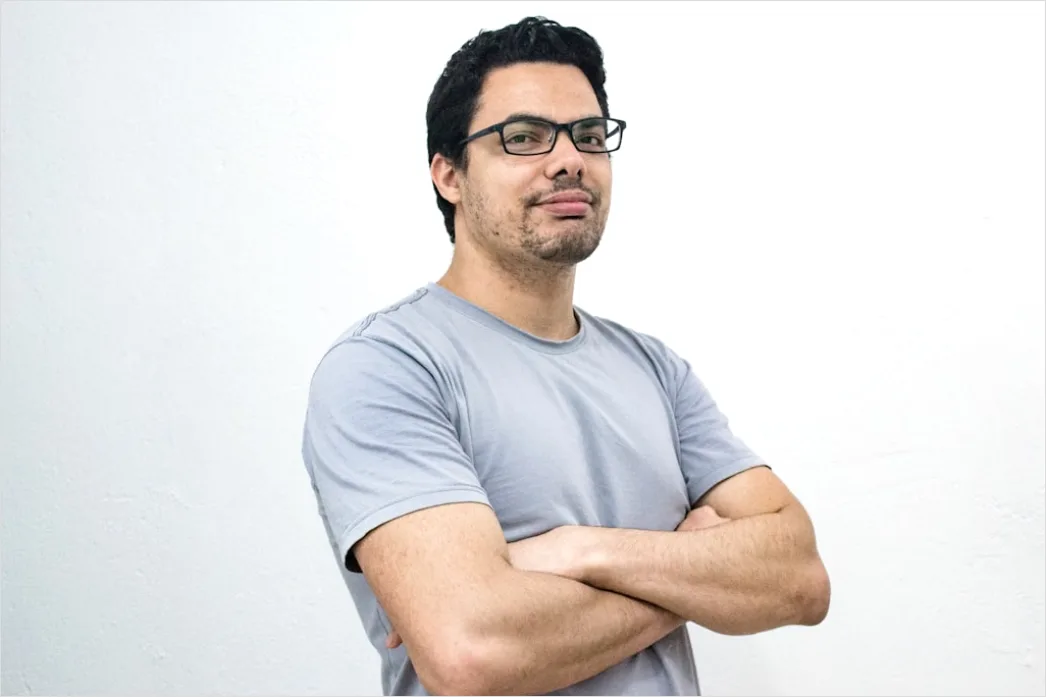 Portrait Hispanic Man Professional Confident Look 381c