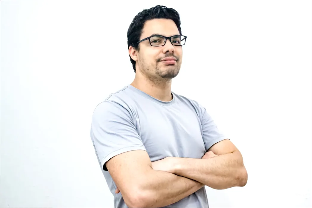 Detail Portrait Hispanic Man Professional Confident Look Number 2
