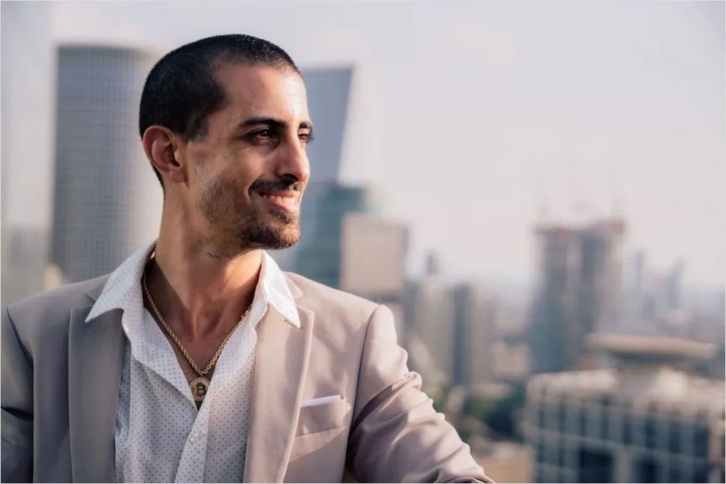 Detail Portrait Hispanic Man Professional Confident Look Number 14