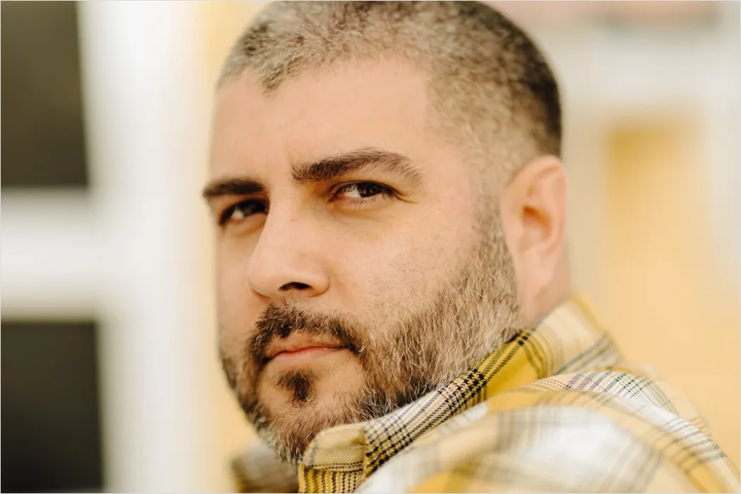 Detail Portrait Hispanic Man Professional Confident Look Number 20