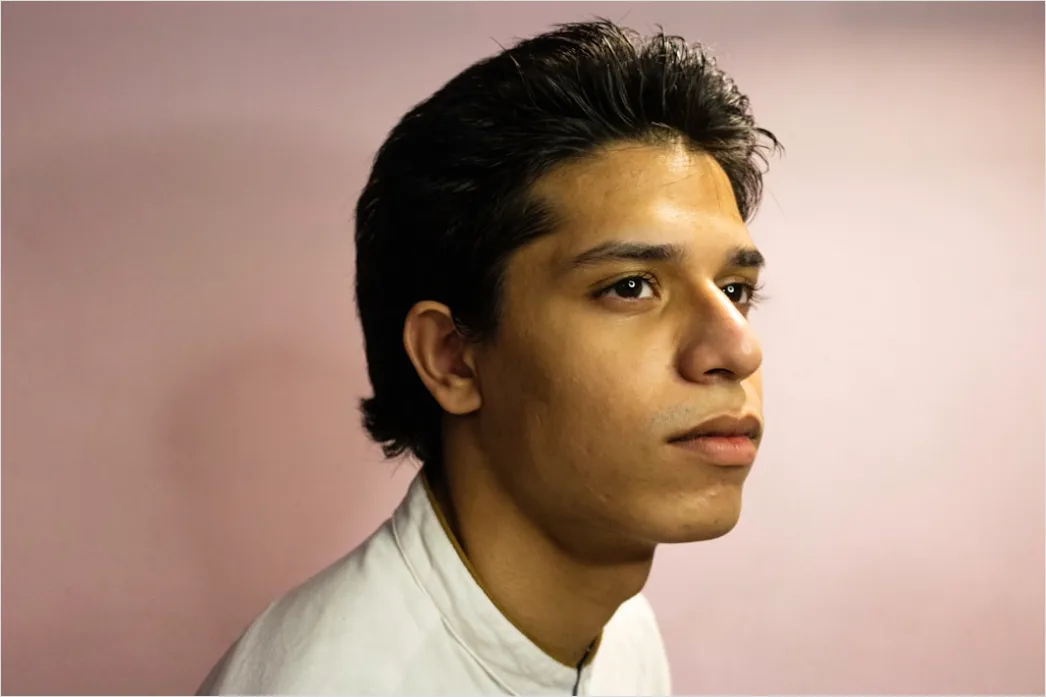 Detail Portrait Hispanic Man Professional Confident Look Number 6