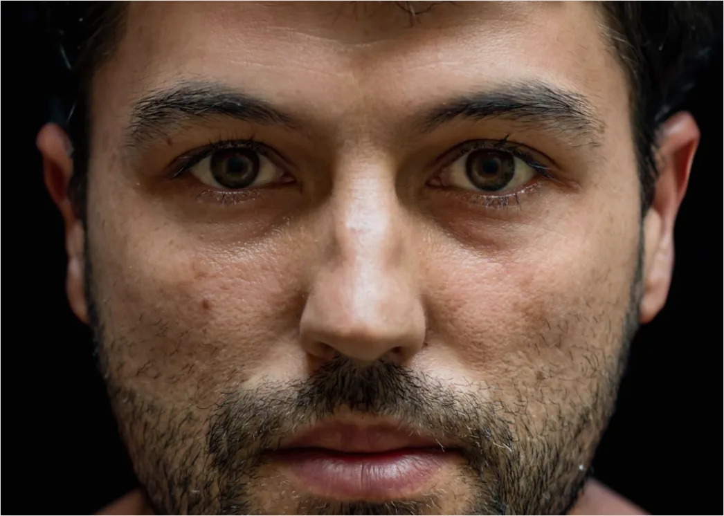 Portrait Man Determined Focused Expression Close Up 2b52