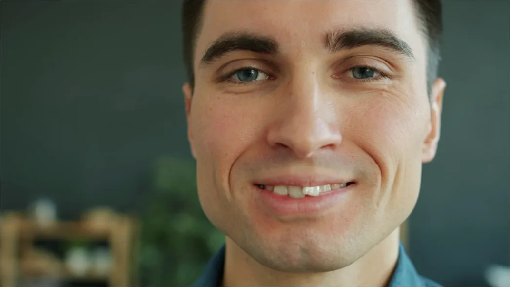 Detail Portrait Man Proud Accomplished Expression Close Up Number 15