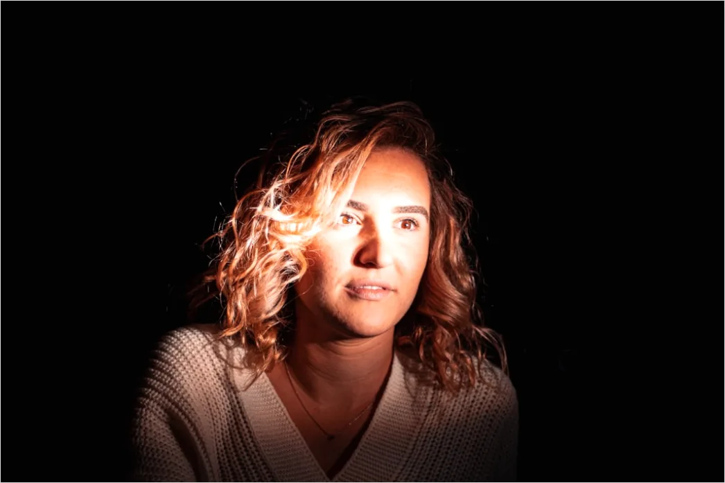 Detail Portrait Person Hopeful Optimistic Expression Light Number 17