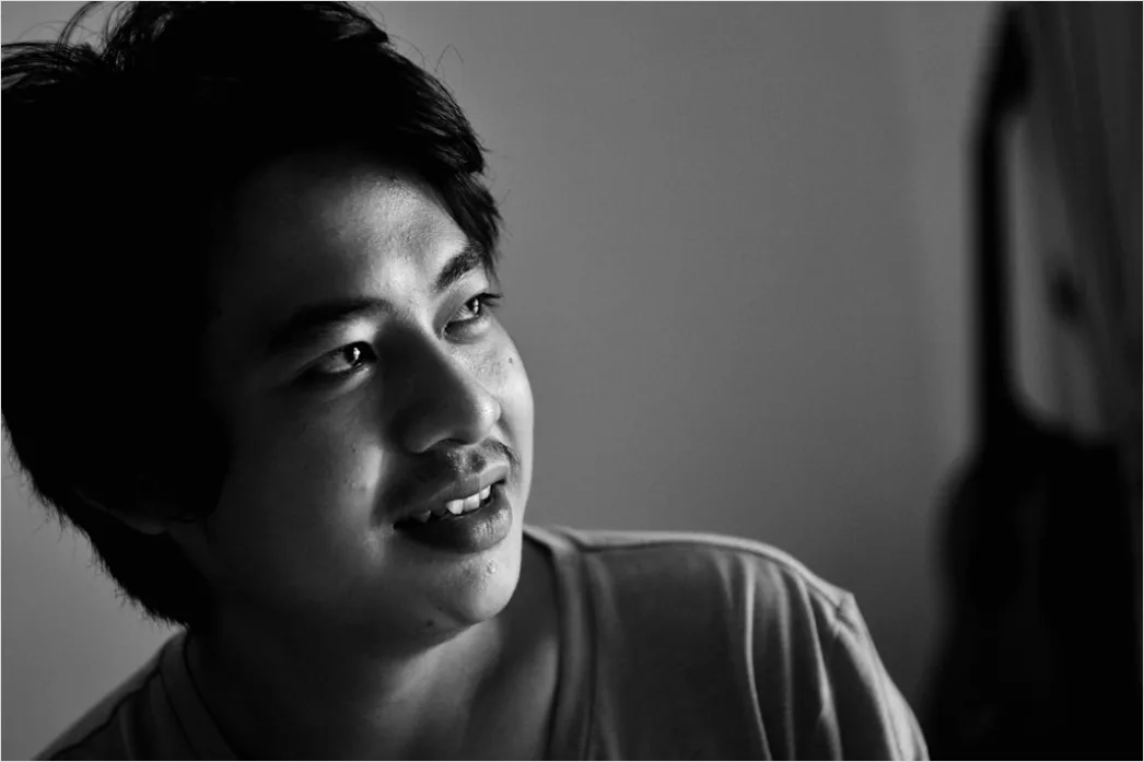 Detail Portrait Person Hopeful Optimistic Expression Light Number 18