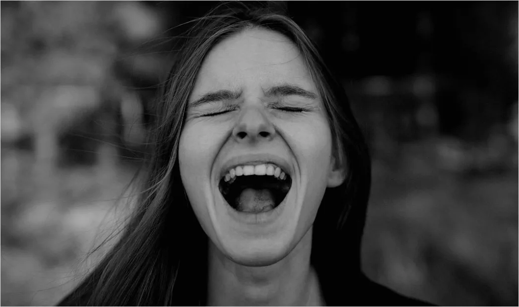 Detail Portrait Person Laughing Genuine Happiness Close Up Number 13