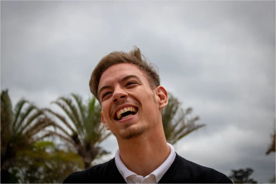 Detail Portrait Person Laughing Genuine Happiness Close Up Number 18