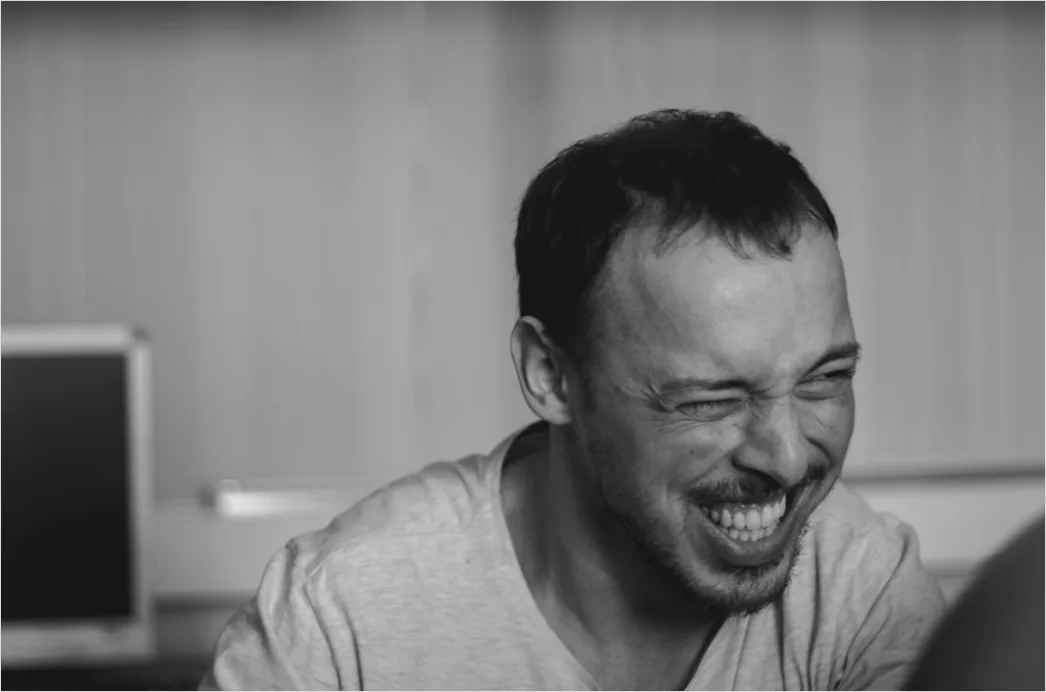 Detail Portrait Person Laughing Genuine Happiness Close Up Number 19