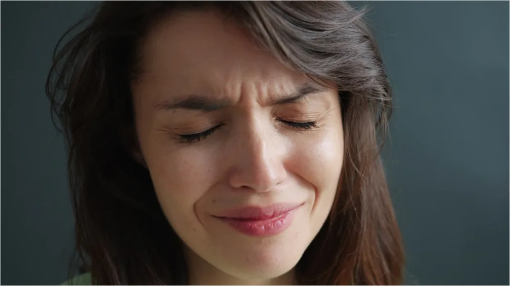 Detail Portrait Woman Crying Emotional Vulnerable Close Up Number 2