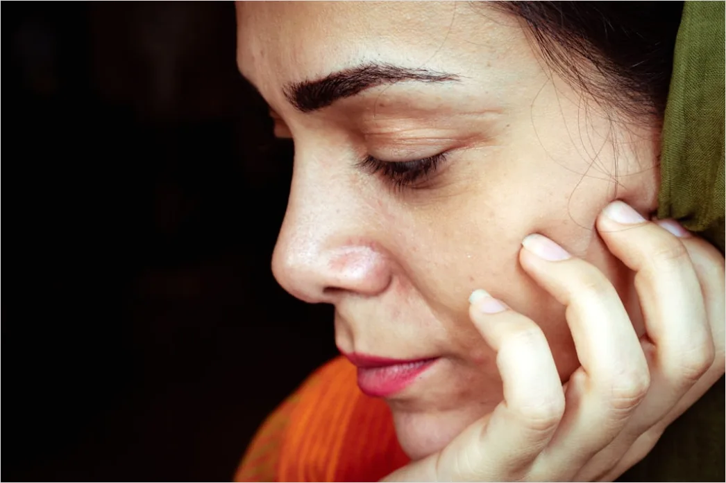 Detail Portrait Woman Crying Emotional Vulnerable Close Up Number 18