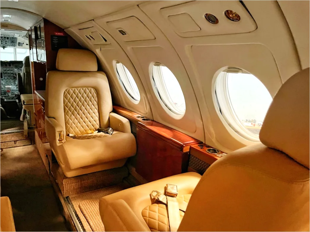 Private Jet Interior Luxury Cabin Seating Ce80