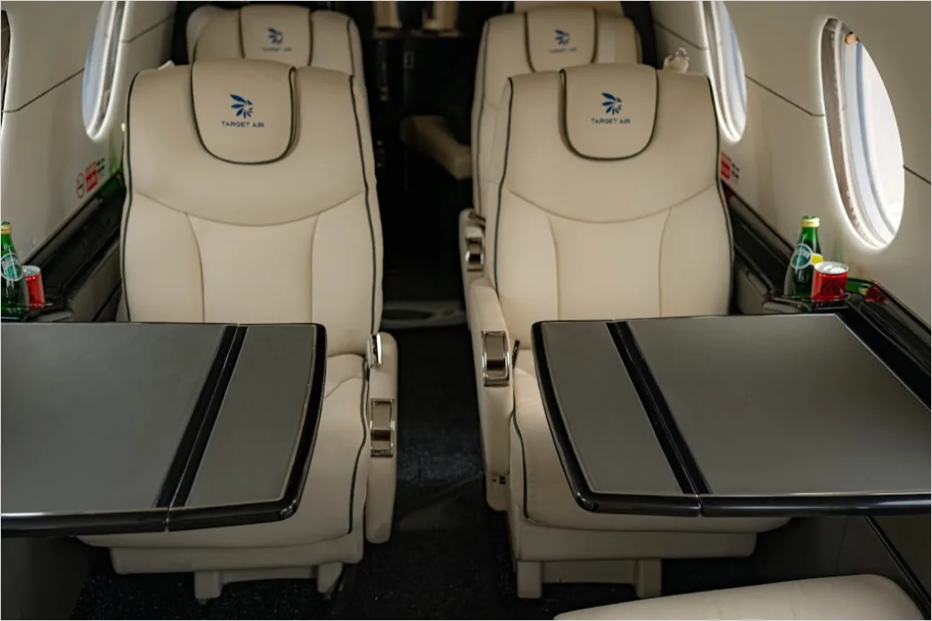Detail Private Jet Interior Luxury Cabin Seating Number 14