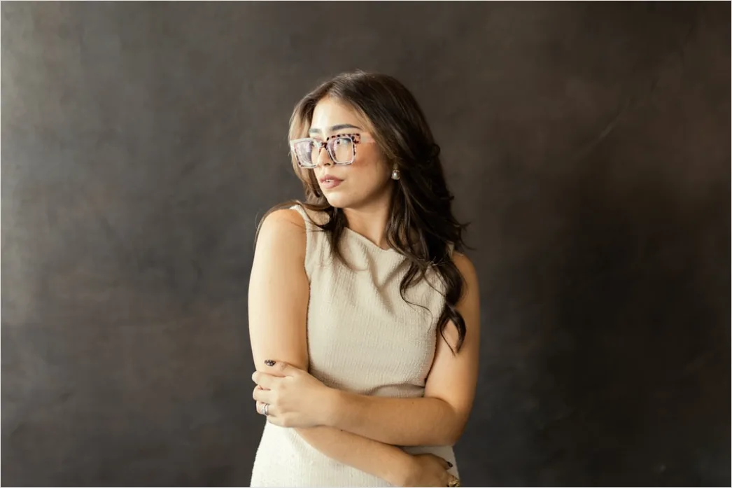 Detail Professional Headshot Neutral Background Clean Look Number 5