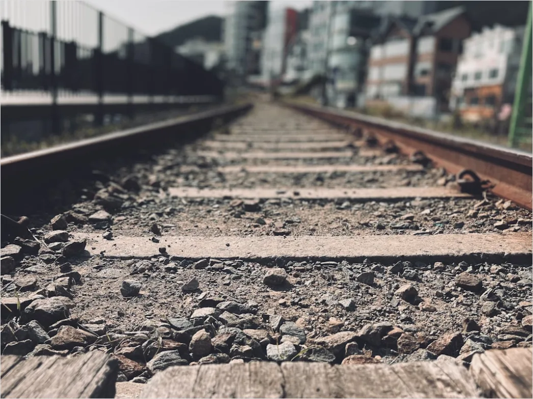 Detail Railway Track Perspective Leading Lines Photo Number 14