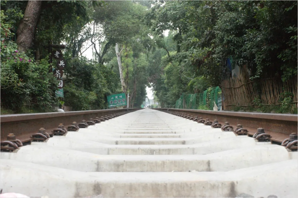 Detail Railway Track Perspective Leading Lines Photo Number 19