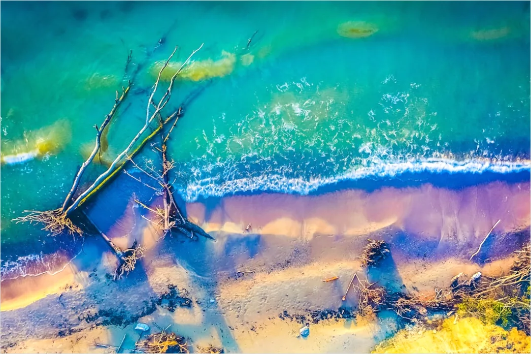 Detail Resin Art Abstrakt Farben Geoden Optik Number 4
