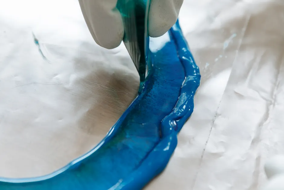 Detail Resin Geode Abstrakt Kristall Optik Kunst Number 11