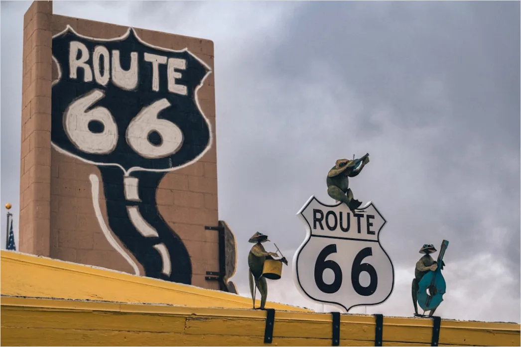 Detail Route 66 Road Trip Classic American Landscape Number 2