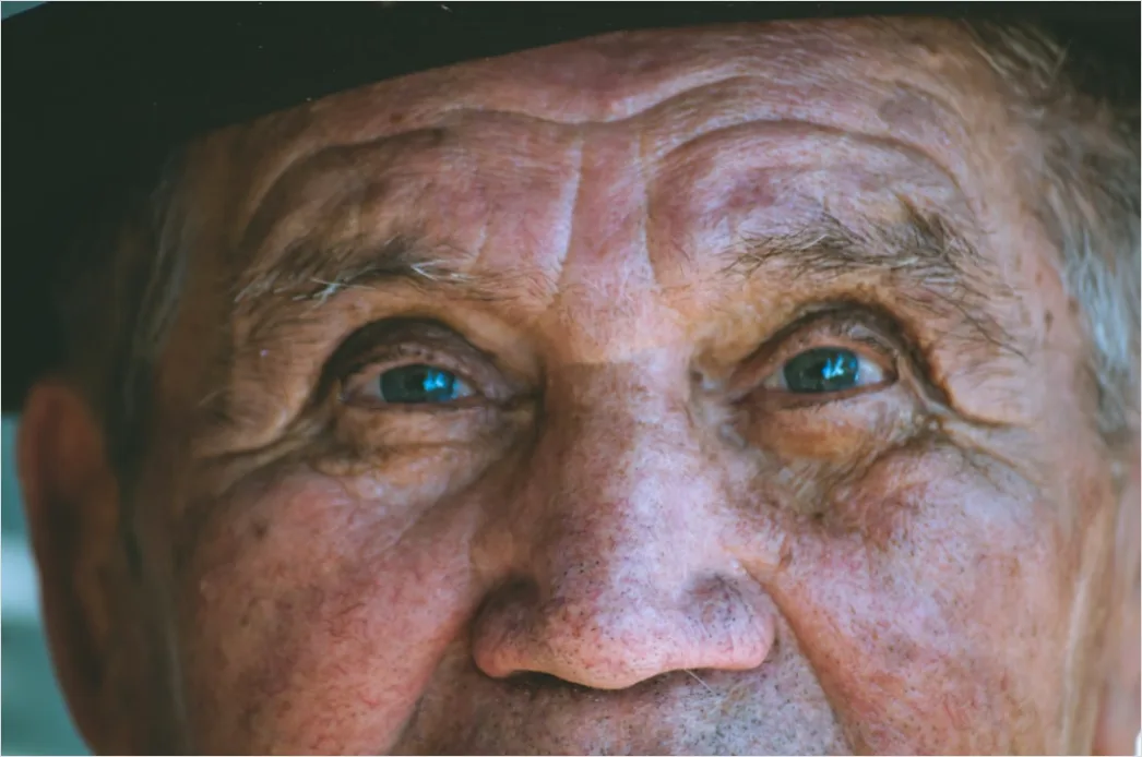 Detail Senior Man Portrait Dignified Wise Expression Close Up Number 10