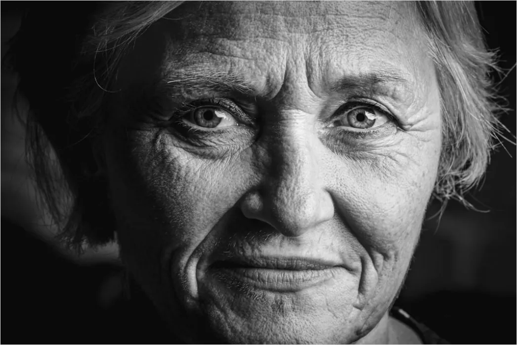 Detail Senior Woman Portrait Elegant Confident Close Up Number 11