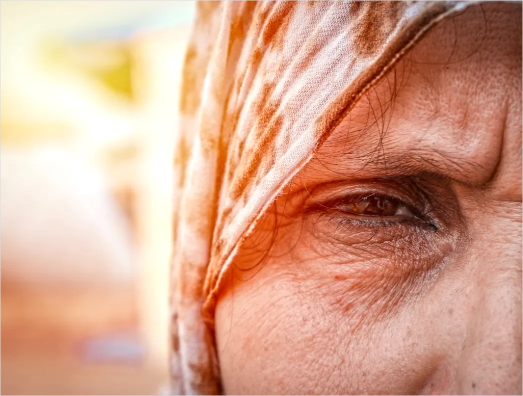 Detail Senior Woman Portrait Elegant Confident Close Up Number 14