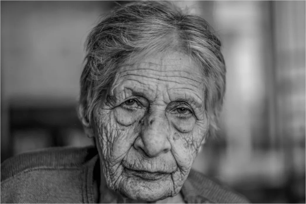 Detail Senior Woman Portrait Elegant Confident Close Up Number 17