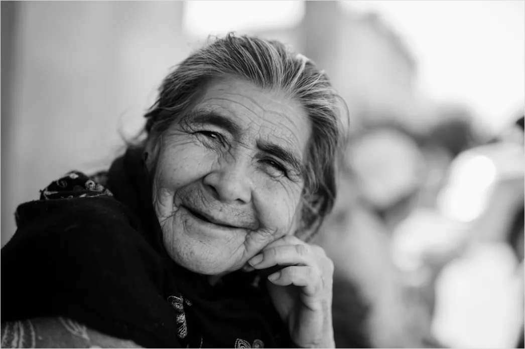 Detail Senior Woman Portrait Elegant Confident Close Up Number 9