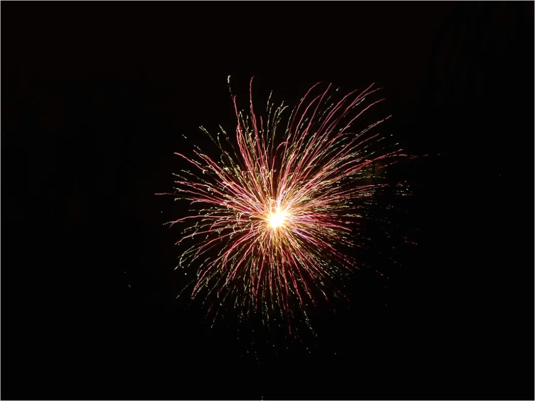 Detail Silvester Feuerwerk Nachthimmel Bunt Explosion Number 4