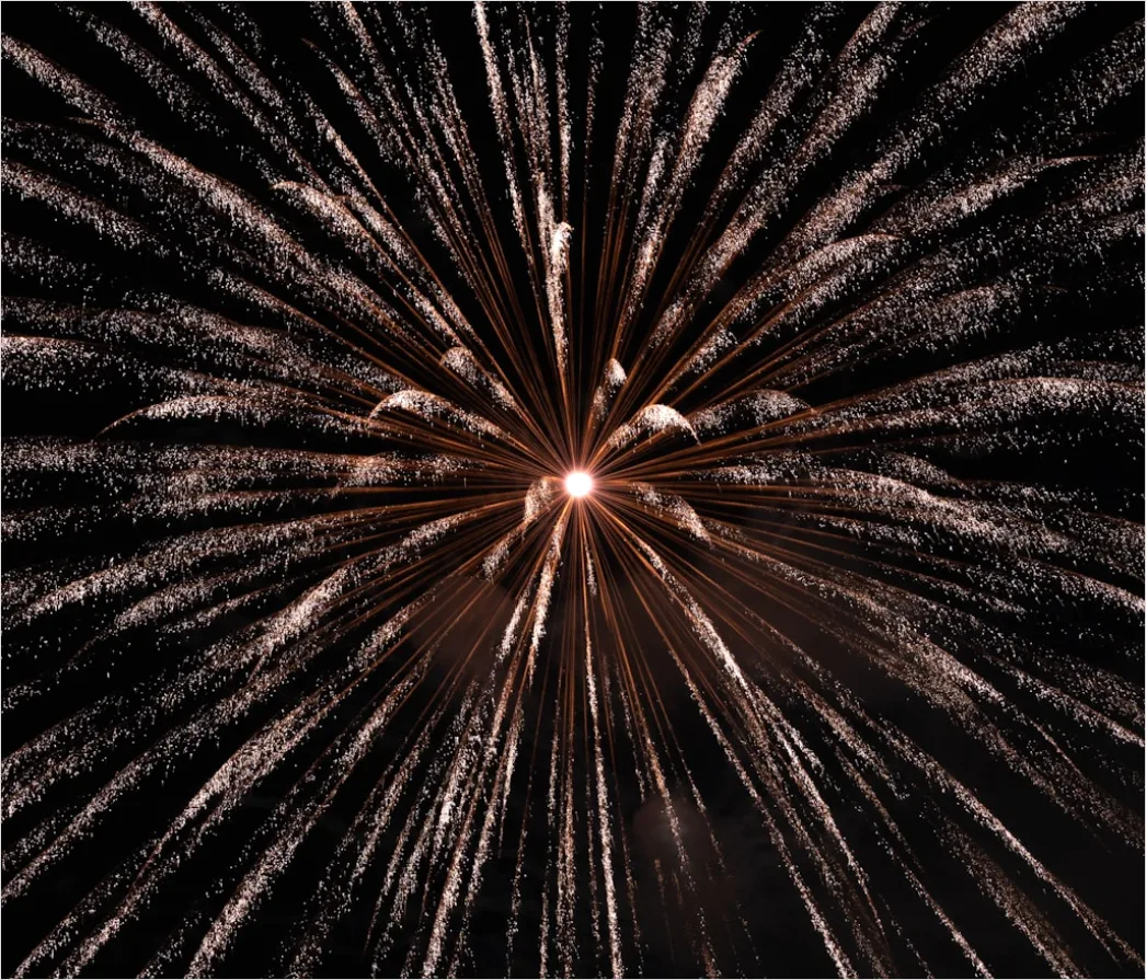 Detail Silvester Feuerwerk Nachthimmel Bunt Explosion Number 10