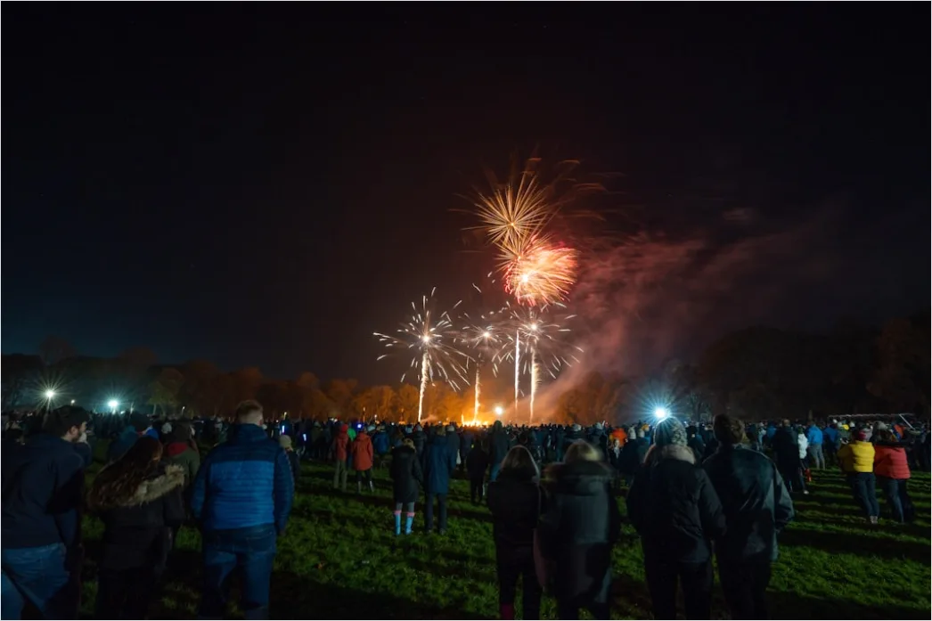Detail Silvester Outdoor Feuerwerk Menschenmenge Number 15