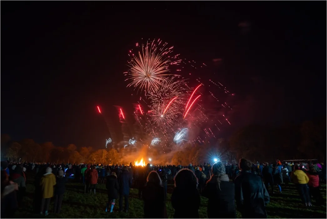 Detail Silvester Outdoor Feuerwerk Menschenmenge Number 16