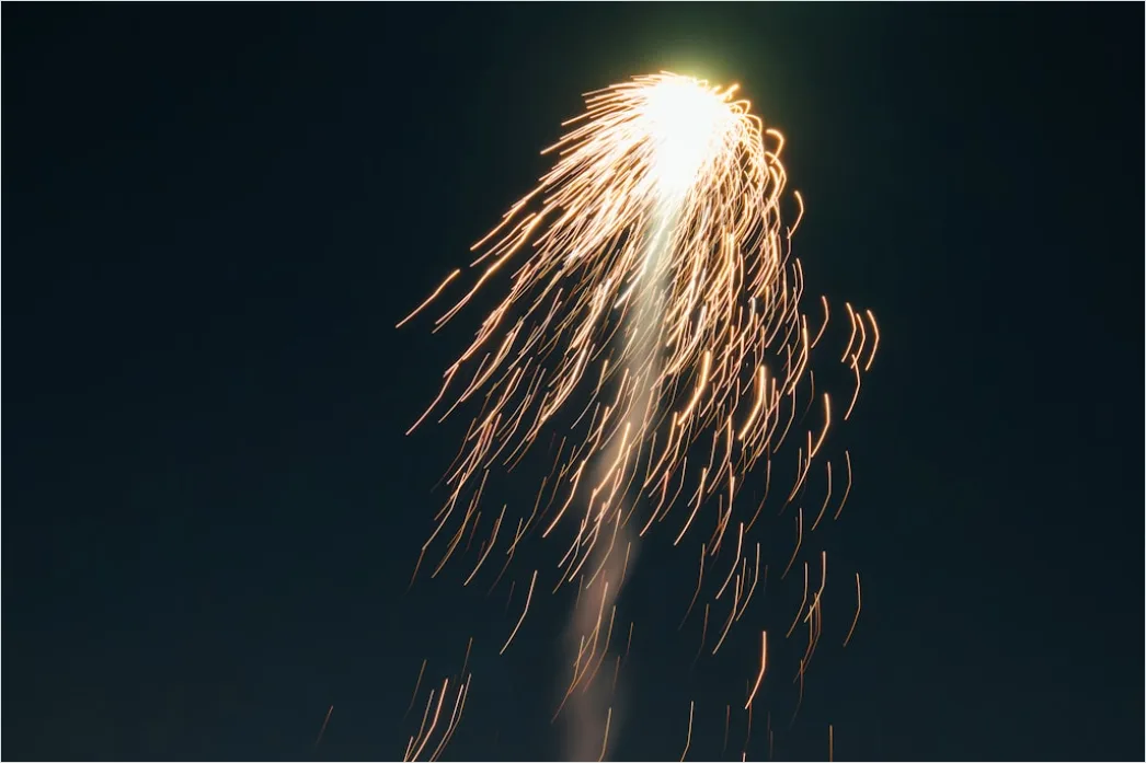 Detail Silvester Raketen Feuerwerk Nachthimmel Number 5