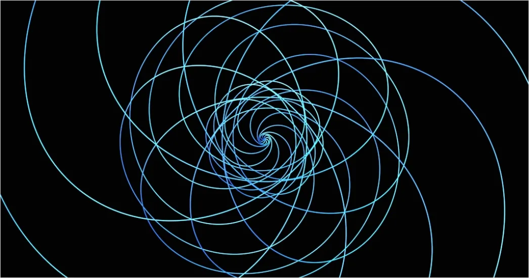 Detail Spirale Abstrakt Hintergrund Fraktal Muster Number 4