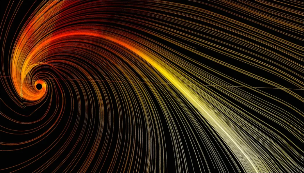 Detail Spirale Abstrakt Hintergrund Fraktal Muster Number 9