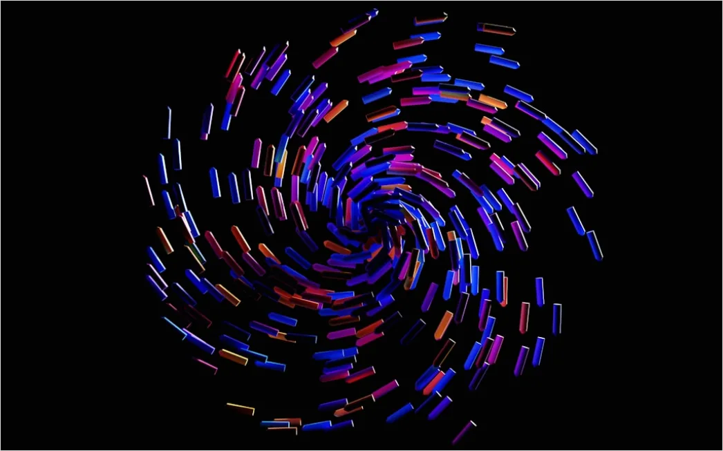Detail Spirale Fraktal Abstrakt Hintergrund Dunkel Number 10