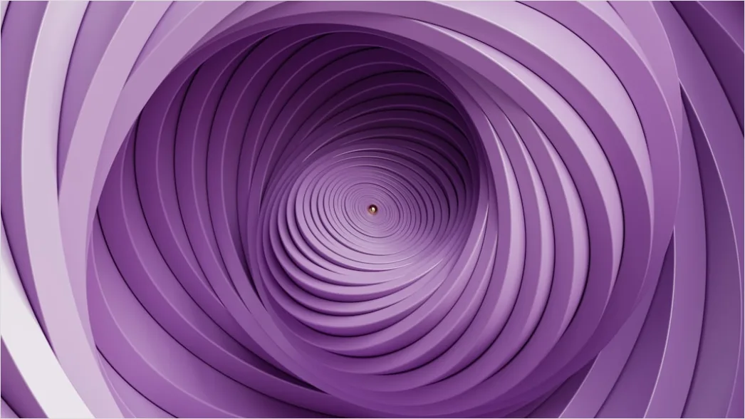 Detail Spirale Fraktal Abstrakt Hintergrund Dunkel Lila Number 11