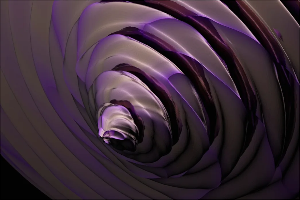 Detail Spirale Fraktal Abstrakt Hintergrund Dunkel Lila Number 19