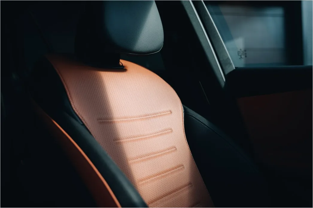Detail Sport Car Bucket Seat Interior Close Up Number 3