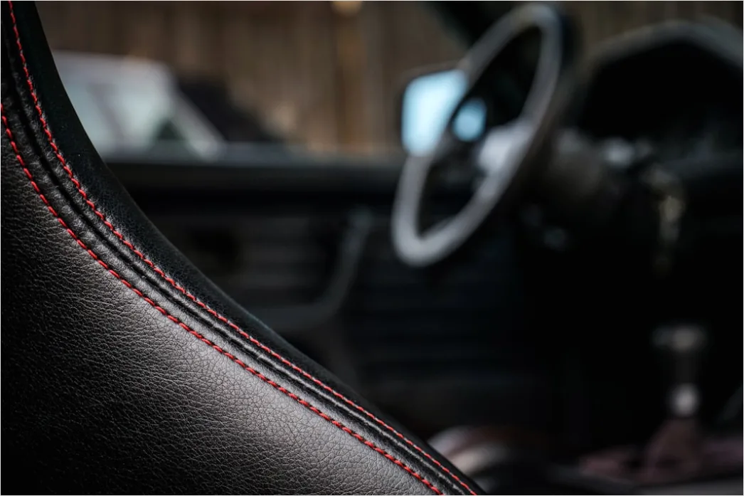 Detail Sport Car Bucket Seat Interior Close Up Number 4