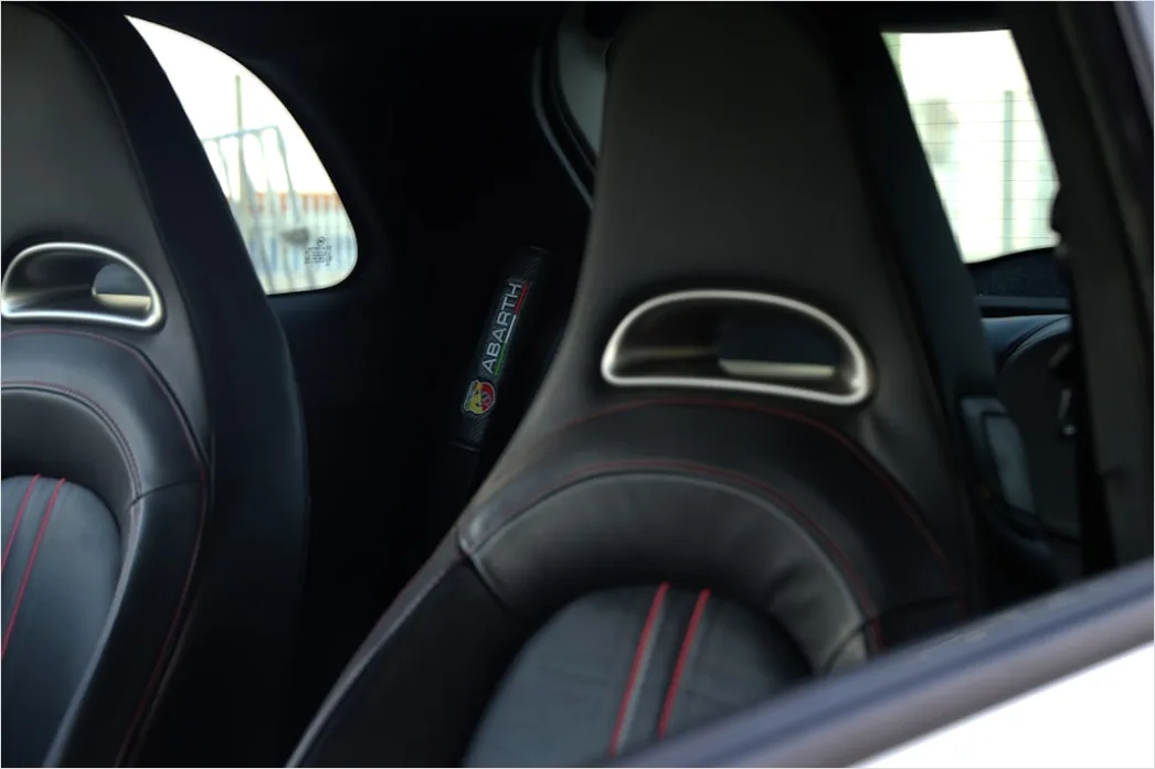 Detail Sport Car Bucket Seat Interior Close Up Number 7