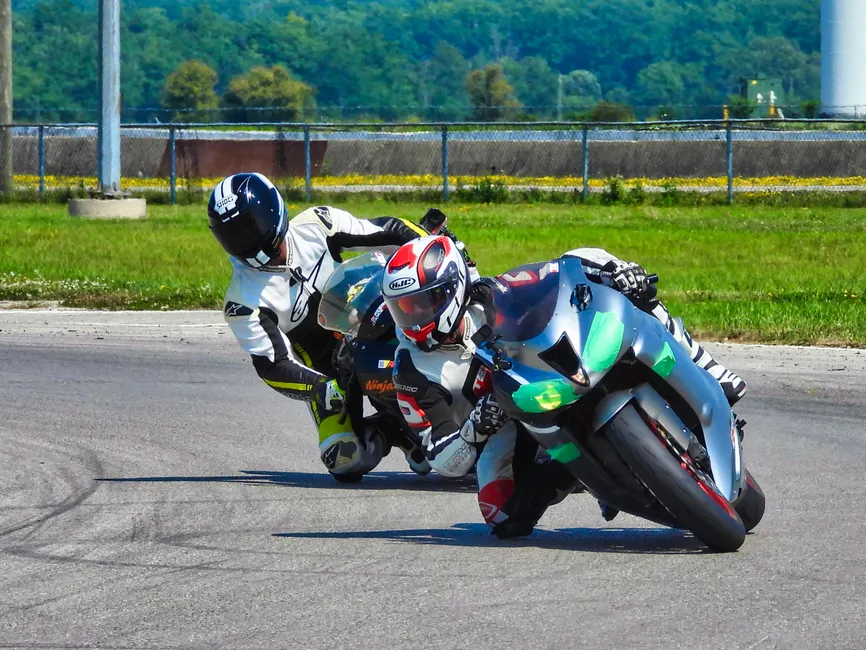 Detail Sport Motorcycle Leaning Corner Track Action Number 11