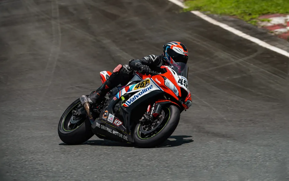 Detail Sport Motorcycle Leaning Corner Track Action Number 13