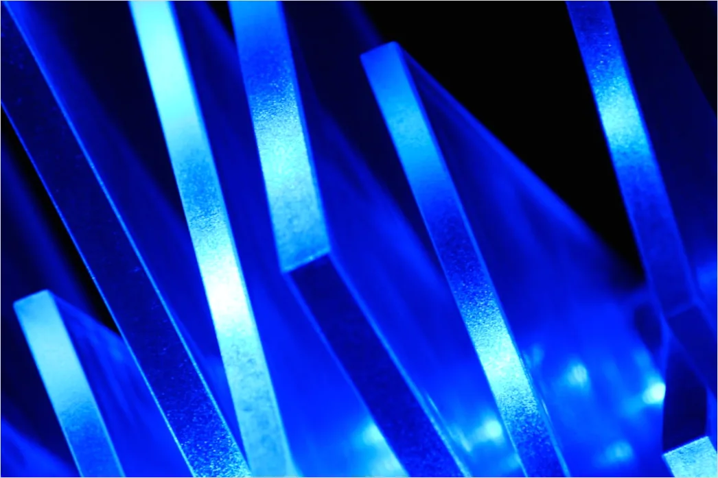 Technologie Abstraktion Hintergrund Blau Neon Gluehen C62f