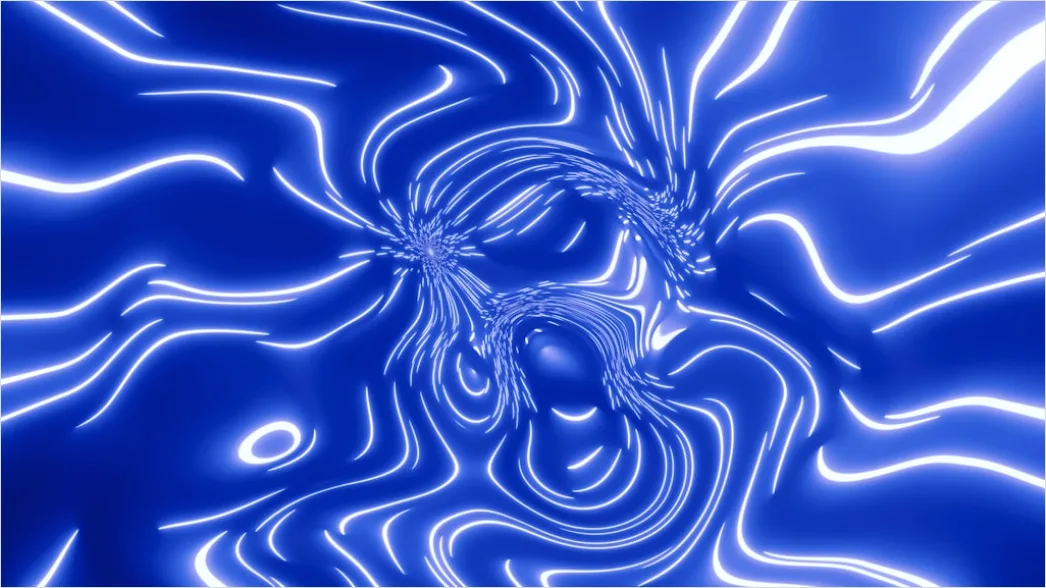 Detail Technologie Abstraktion Hintergrund Blau Neon Glühen Number 14