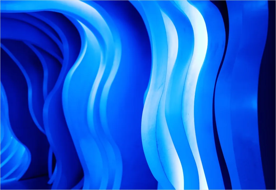 Detail Technologie Abstraktion Hintergrund Blau Neon Glühen Number 19